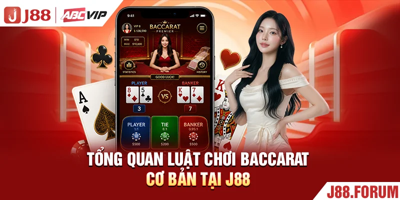 Luật Chơi Baccarat - Cập Nhật Luật Lệ Mới Nhất 2026 Tổng quan luật chơi Baccarat cơ bản tại J88
